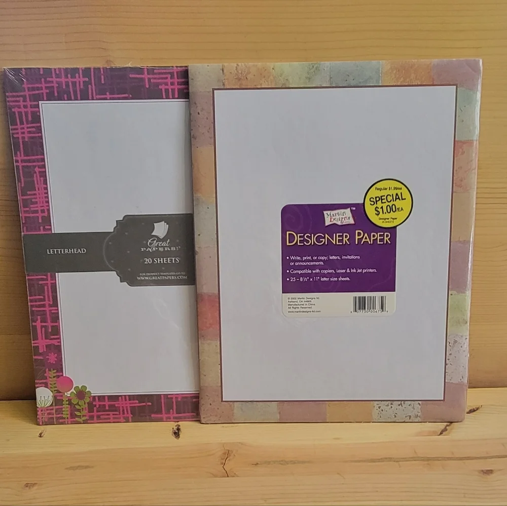10 Packs Geographics Decorative Paper